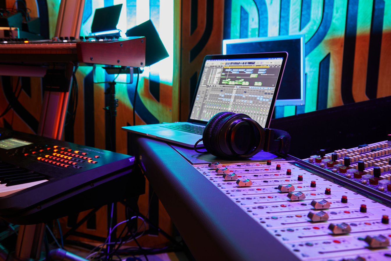 Music Record Studio Control Desk